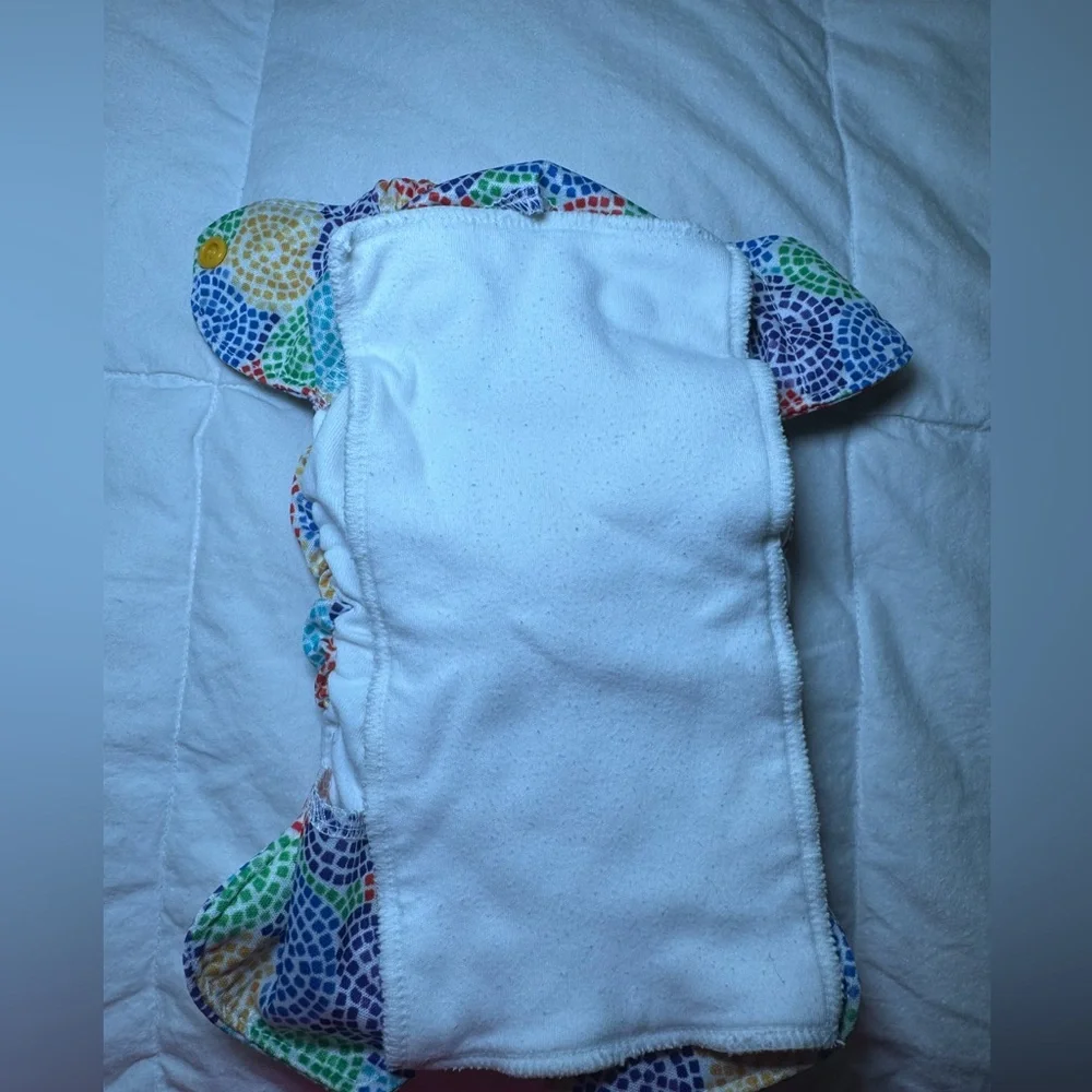 Smart Bottoms AIO Newborn Mosaic Pinwheel Cloth Diaper